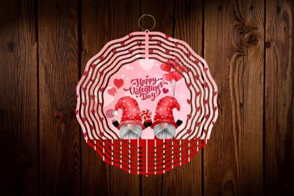 Download Wind Spinner Love Valentines Gnome PNG - Valentines Collection