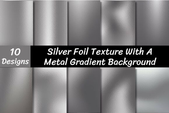 Download Metallic Silver Foil Texture Background - Foil Collection