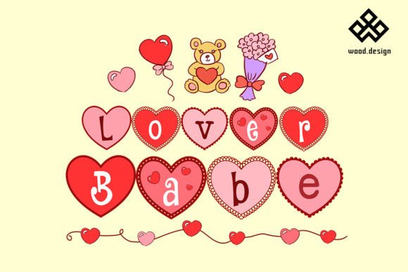 Download Lover Babe Valentines Sublimation PNG - Valentines Collection