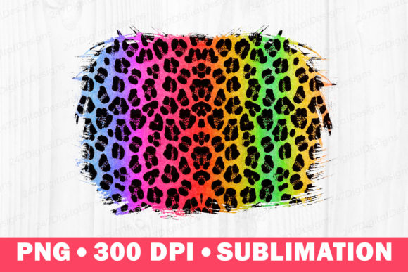 Download Colorful Cheetah Png Sublimation Splash - Cheetah Collection