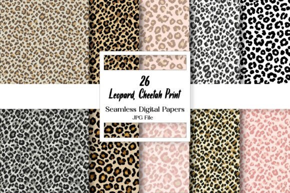 Download Leopard, Cheetah Print Digital Paper - Cheetah Collection