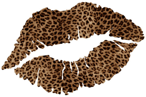 Download Cheetah Lips, Leopard Lips, Sublimation - Cheetah Collection