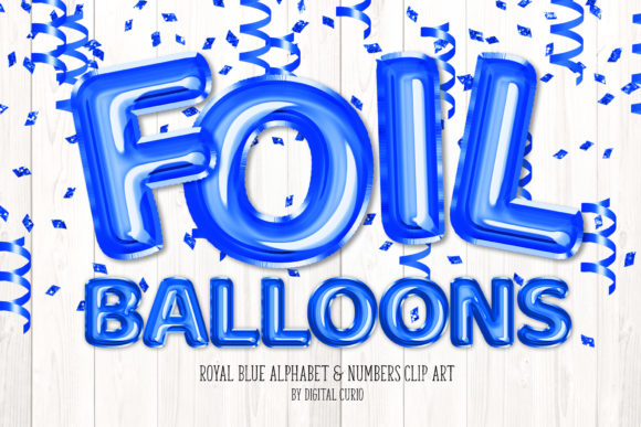 Download Royal Blue Foil Balloon Alphabet - Foil Collection