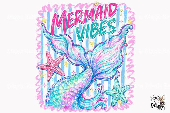 Download Mermaid Tail Summer Vibes PNG - Summer vibes png Collection