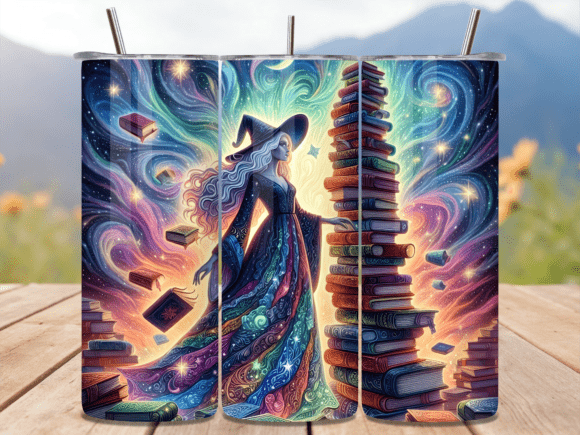 Download Magical Wizard Book 3D Tumbler Wrap - 3d tumbler wrap Collection