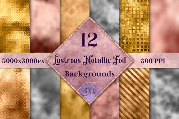 Download Lustrous Metallic Foil Backgrounds - Foil Collection